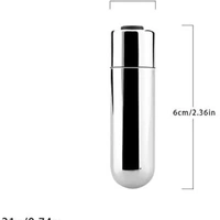 Bullet Vibrator Clitorial and G-Spot Nipple Stimulator, Powerful Rechargeable Small Vibrator Massage for Precision Clitoral Stimulation Female