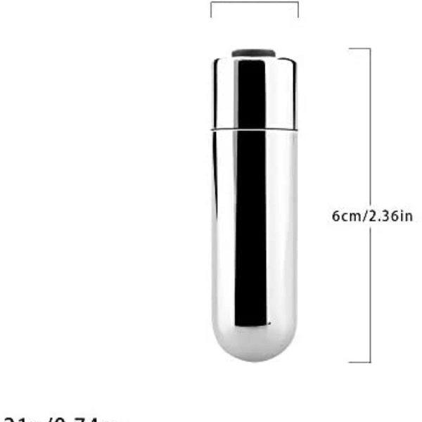 Bullet Vibrator Clitorial and G-Spot Nipple Stimulator, Powerful Rechargeable Small Vibrator Massage for Precision Clitoral Stimulation Female