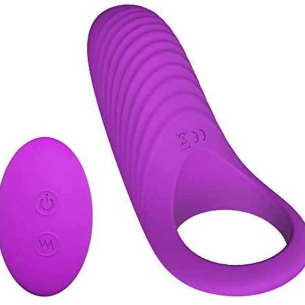  Cock Ring, Remote Control 9-Speed Penis Ring Vibrator Medical Silicone Waterproof