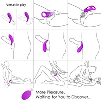  Cock Ring, Remote Control 9-Speed Penis Ring Vibrator Medical Silicone Waterproof