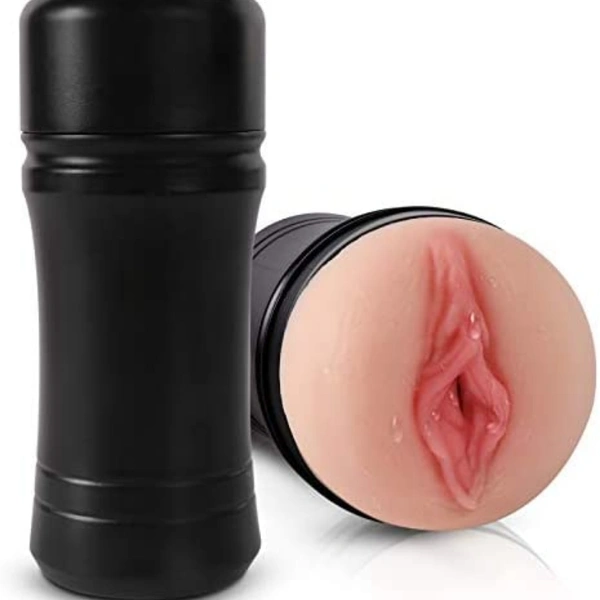  Masturbator Cup, 3D Realistic Textured Vagina,Male Masturbators Sex Toy Lifelike Touch and Feeling, Man Masturbation Vagina Cup