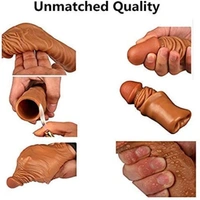 Size Matters 3" Extender Sleeve Flesh, 10.75"