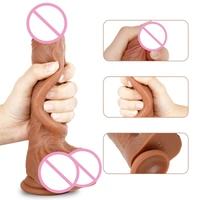 Remote Control Silicone Realistic Vibrating Dildos Clitoral Sucking G