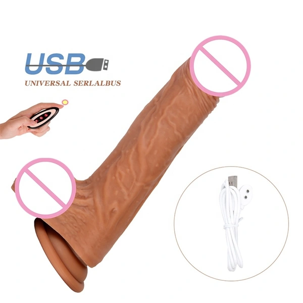 Remote Control Silicone Realistic Vibrating Dildos Clitoral Sucking G