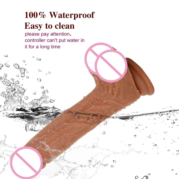 Remote Control Silicone Realistic Vibrating Dildos Clitoral Sucking G