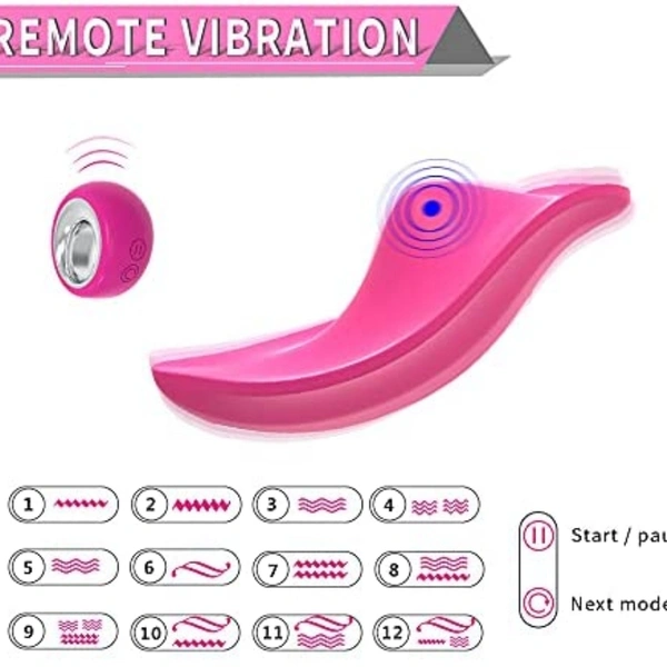 Wearable Panty Vibrator with Wireless Remote Control Panties Vibrating Eggs-YTOY 12 Vibration Patterns Medical Silicone Waterproof