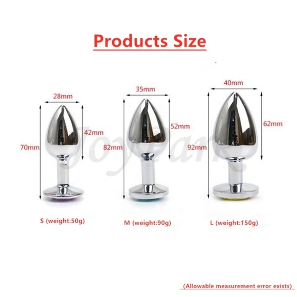  Popular 3PCS/Set Metal Stainless Steel Adult Sex Toys Products