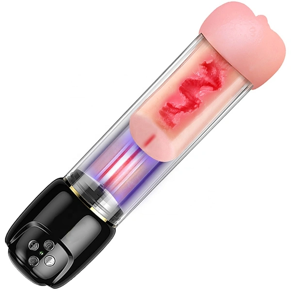 USB Charge Penis Enlargement Vacuum Pump Vibrator Sex Toys 