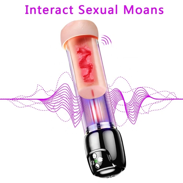 USB Charge Penis Enlargement Vacuum Pump Vibrator Sex Toys 