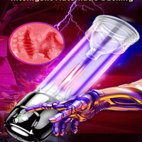 USB Charge Penis Enlargement Vacuum Pump Vibrator Sex Toys 
