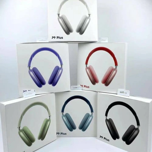 P9 Plus Wireless Headphone (China Pack) - Black, Free Size