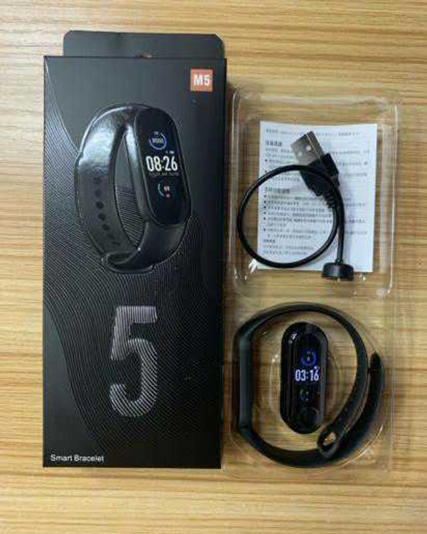 M5 Smartband - Black, Free Size
