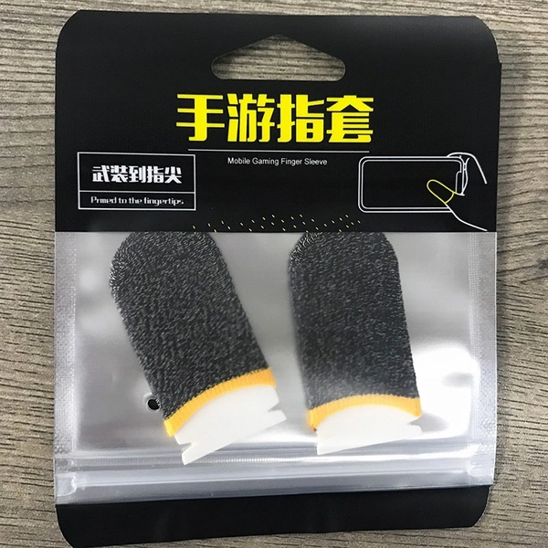 Pubg Sleeves For Mobile Use (4 Pcs Set) - Black, Free Size