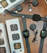 T500+ Pro Smart Watch - Black, Free Size