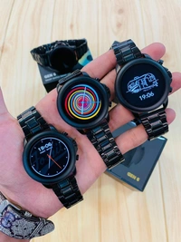 Fossil Gen 6 Smart Watch (On - Off Logo) - Black, Free Size