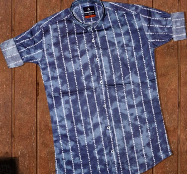 100% Cotton Shirts - Blue, M