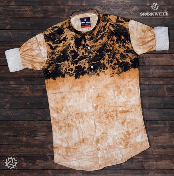 100% Cotton Shirts - Copper Peach, L