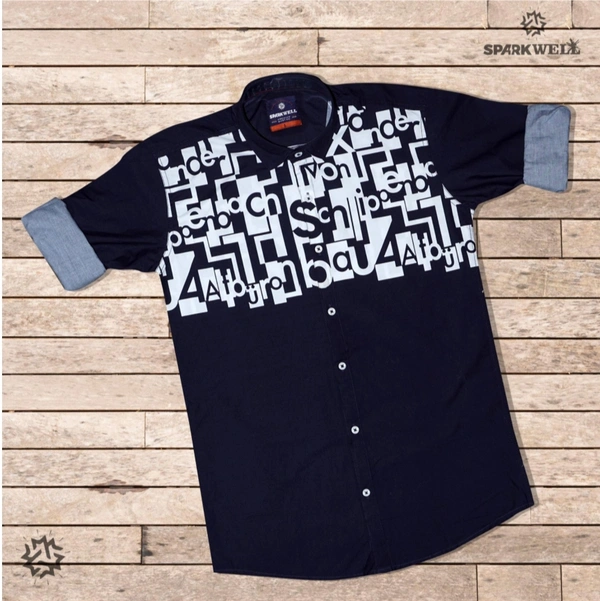 100% Cotton Shirts - Black, M