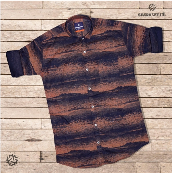 100% Cotton Shirts - Copper, L