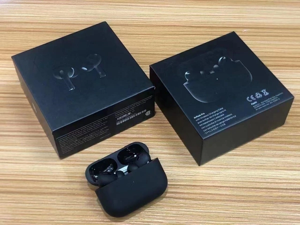 Black Airpods Pro 2nd Generation - Black, Free Size