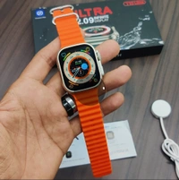T10 Big Display Smart Watch - Free Size, Silver