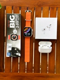 T900 + Airpods Pro Combo Set - Free Size, Black