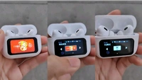 Airpods Pro ANC/ENC With Touch Display  - Free Size, White