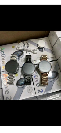 Samsung Active 2, Silver (Metal + Silicon Strap) - Mercury, Free Size