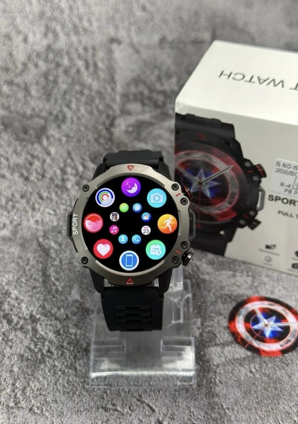 TF 10 G-Shock Smart Watch - Black, Free Size