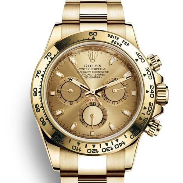 Rolex Daytona Oyster, 40 Mm, Full Gold (Refurbished)