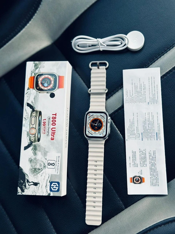 š„ APPLE SMARTWATCH ULTRA š„Model :- T800 Ultra - Red