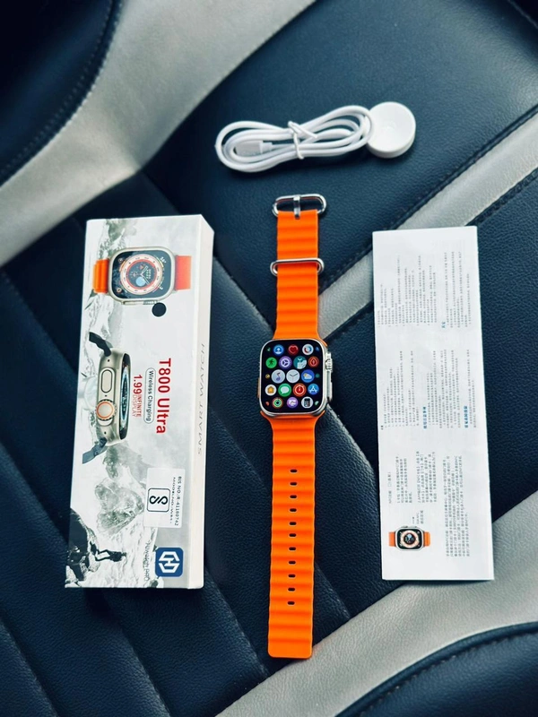 š„ APPLE SMARTWATCH ULTRA š„Model :- T800 Ultra - Red