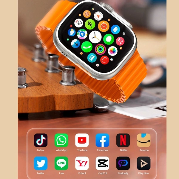 SERIES 8 ULTRA 4G WATCH WITH SIM CARD SLOT*