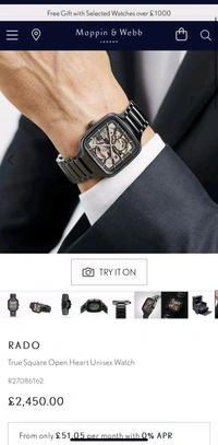 RadoMen's Series Complete Black Ceramic body