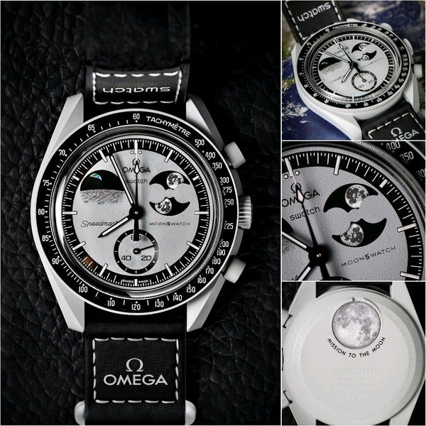 *Wrist Roll with Omega Swatch Speedmaster Moonswatch - Mission to the EarthPhas