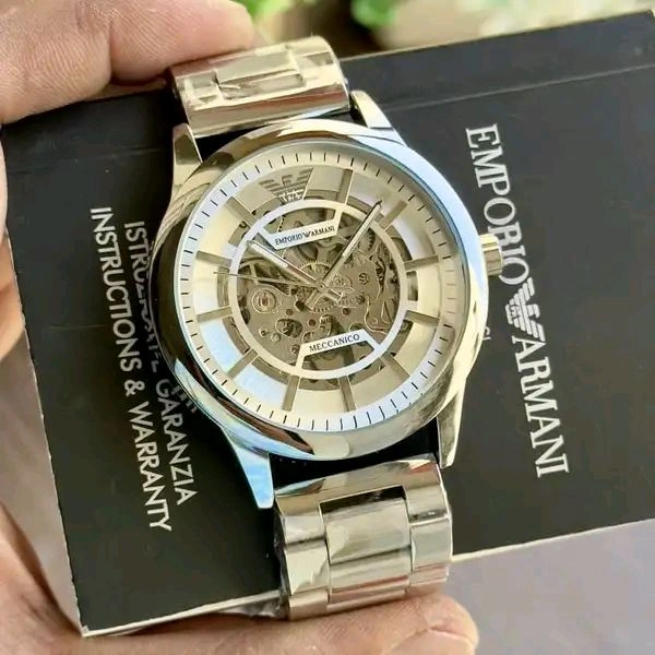 Armani AR 1947 Silver Dial