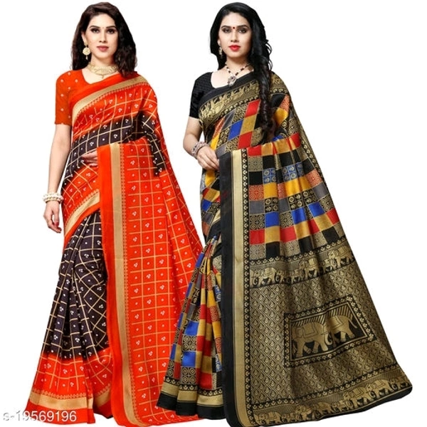 Banita Fashionable Sarees (Set Of 2 )