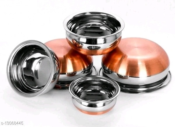 Copper Bottom Pots 5 Pcs