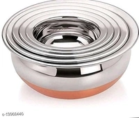 Copper Bottom Pots 5 Pcs