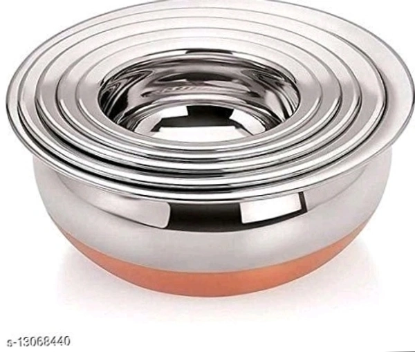 Copper Bottom Pots 5 Pcs