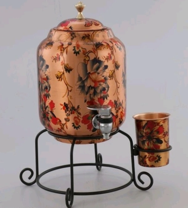 Coppoer Art Printed Water Dispenser