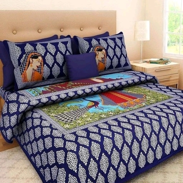Attractive Cotton Printed Bedsheet