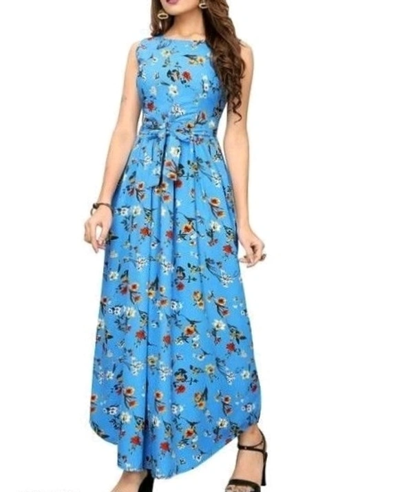 Flared Printed Anarkali Kurti