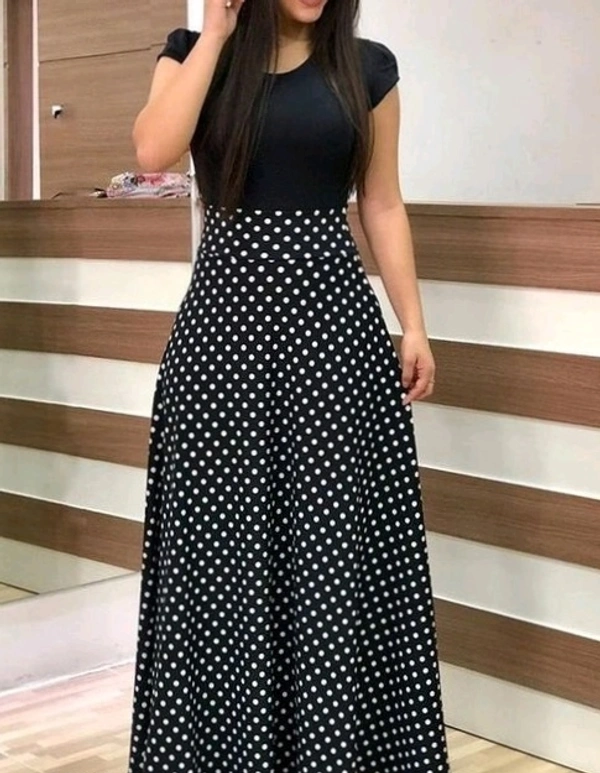 Flared Printed Anarkali Kurti