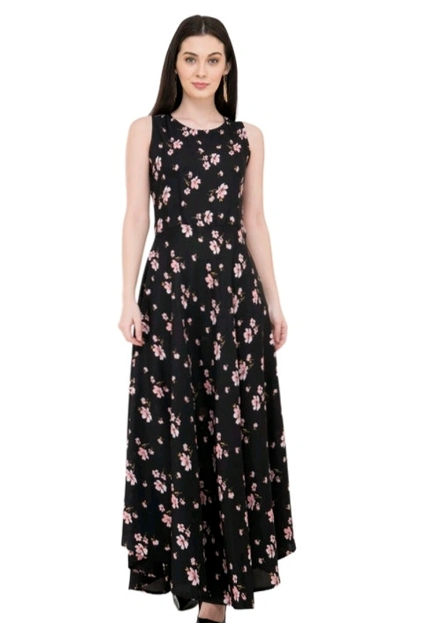 Flared Printed Anarkali Kurti
