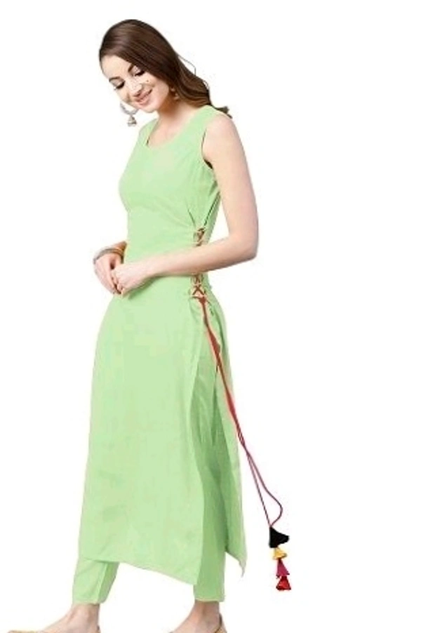 Solid Rayon Kurties