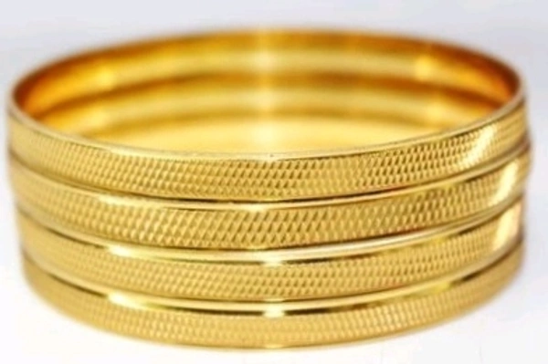 1 GM Gold Plated Women Brass Bangles