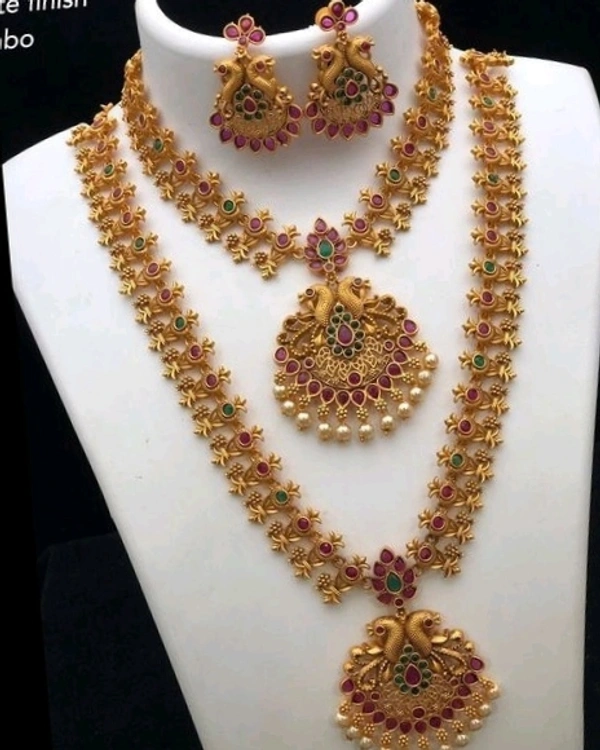South Women Gold Plateed Jewellery Set