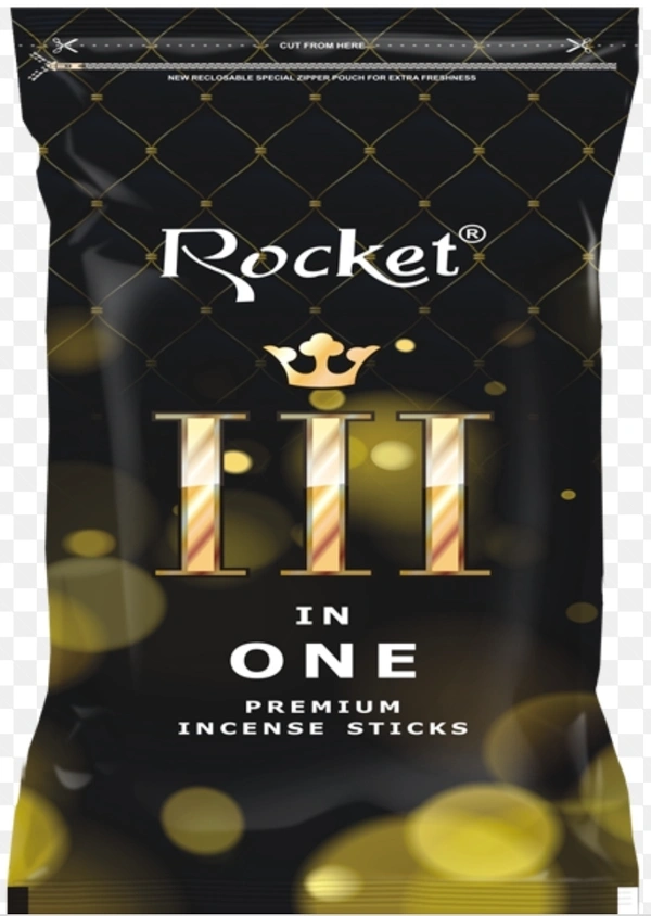 Rocket Zipper Agarbatti 180gm 3 In 1