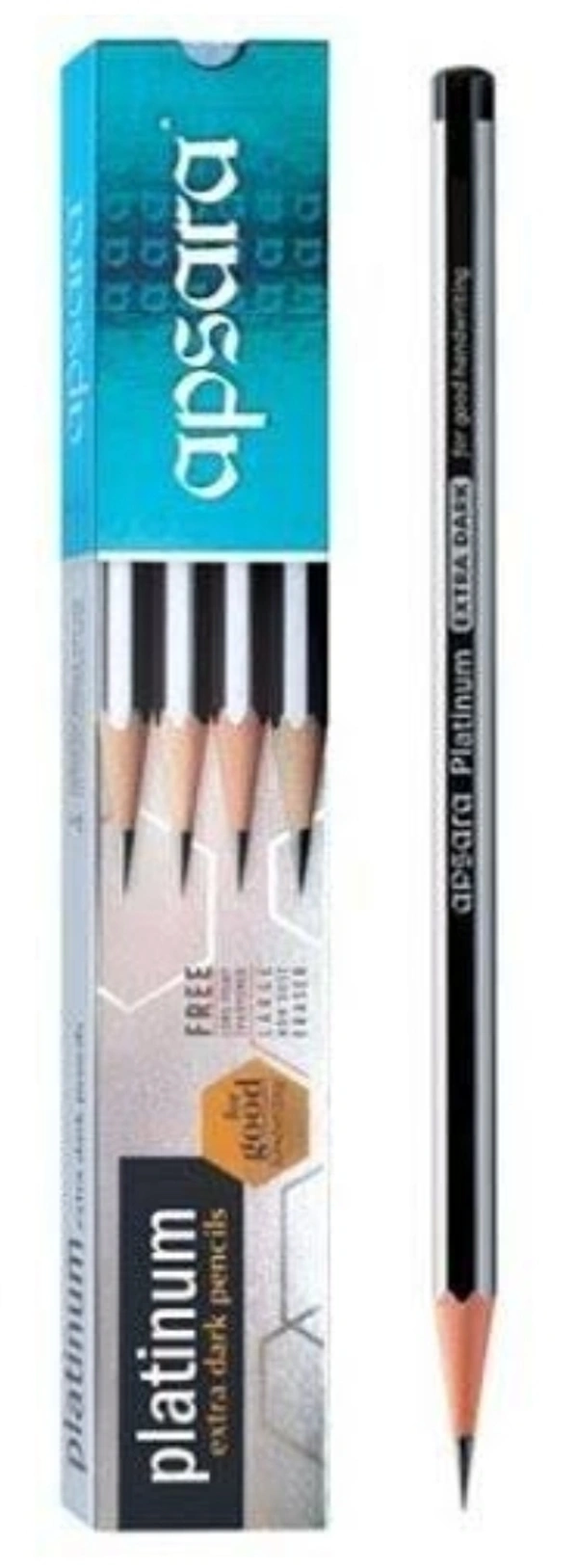 Apsara Platinum Pencil (Pack Of 10)